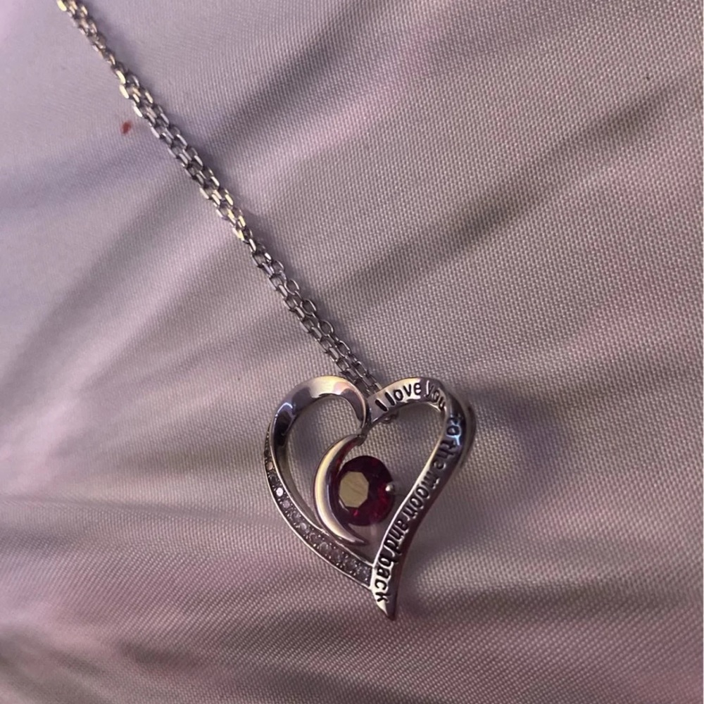 Ruby ring and necklace